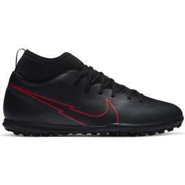 Nike Mercurial Superfly 7 Club Tf Junior AT8156 060 fodboldsko sort sort