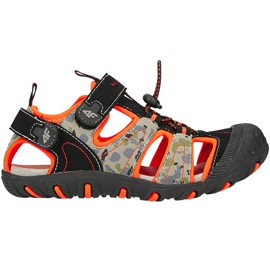 Sandaler til drengen 4F flerfarvet HJL20 JSAM002 90S sort