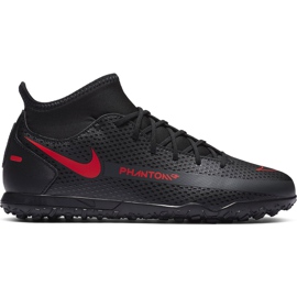 Nike Jr Phantom Gt Club Df Tf CW6729 060 fodboldstøvler sort sort