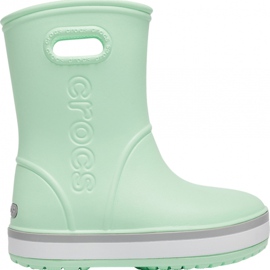 Crocs regnstøvler til børn Crocband Rain Boot Kids grøn 205827 3TO