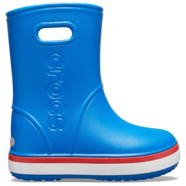 Crocs regnstøvler til børn Crocband Rain Boot Kids blå 205827 4KD