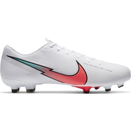Nike Mercurial Vapor 13 Academy FG / MG M AT5269 163 fodboldsko hvid