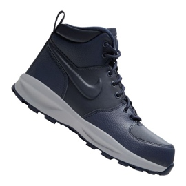 Nike Manoa Ltr Jr BQ5372-400 sko sort marineblå