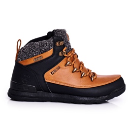 Kvinder Trekking Sko Big Star Camel GG274619 sort gul