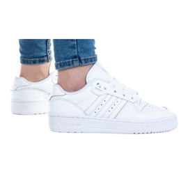 Adidas Rivalry Low Jr EG3636 sko hvid blå