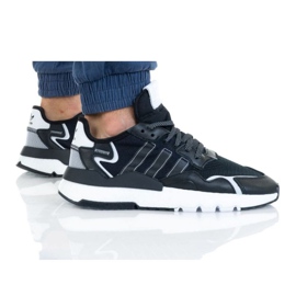 Adidas Nite Jogger M FW2055 sko hvid sort