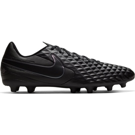 Nike Tiempo Legend 8 Club FG / MG AT6107 010 fodboldsko sort sort