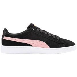 Damesko Puma Vikky v2 sort og pink 369725 11 lyserød
