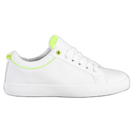 SHELOVET Stilfulde sneakers med Eco Leather hvid
