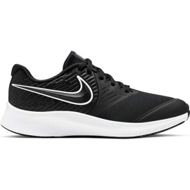 Nike Star Runner 2 børnesko sort og hvid AQ3542 001