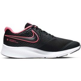 Nike Star Runner 2 børnesko sort og pink AQ3542 002 lyserød