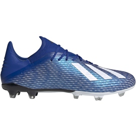 Adidas X 19.2 Fg fodboldsko blå EG7128