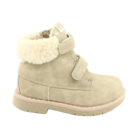 American Club ES54 lt.beige velcro tømmer