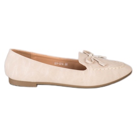 Nio Nio Komfortable beige loafers