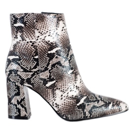 Goodin Støvler i Spitz Snake Print flerfarvet
