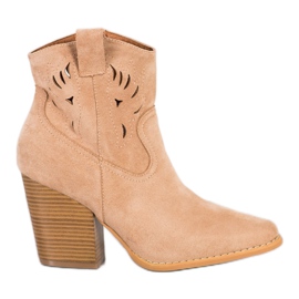 Bella Paris Beige cowboystøvler