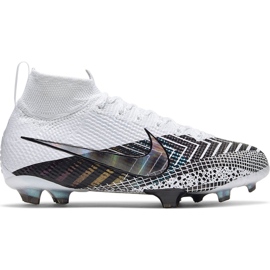 Nike Mercurial Superfly 7 Elite Mds Fg Junior BQ5420 110 fodboldsko hvid hvid