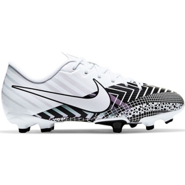 Nike Mercurial Vapor 13 Academy Mds FG / MG Junior CJ0980 110 fodboldsko hvid hvid