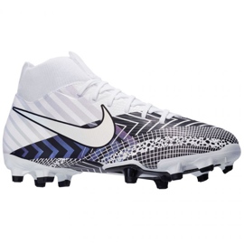 Nike Mercurial Superfly 7 Academy Mds FG / MG Jr BQ5409-110 fodboldsko flerfarvet hvid