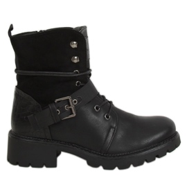 Black Workery støvler 1215-PA Sort
