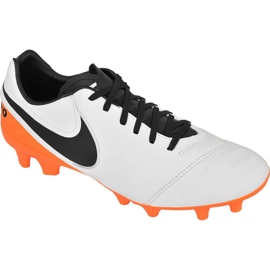Nike Tiempo Mystic V Fg M 819236-108 fodboldsko orange, hvid, orange hvid