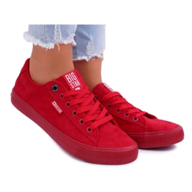 Kvinder Sneakers Big Star Suede Rød EE274044