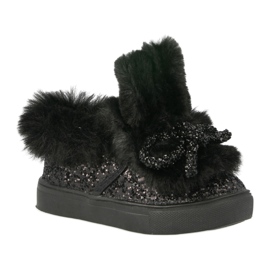 FRROCK Børns sorte Mumi varme sneakers
