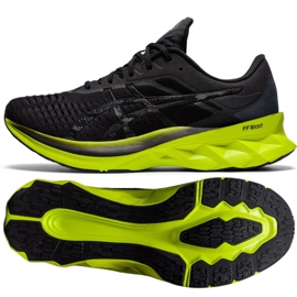 Løbesko Asics Novablast M 1011A681-003 sort grå grøn