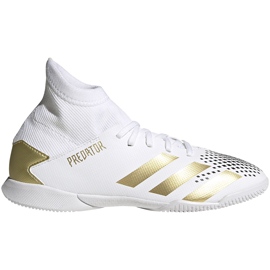 Adidas Predator 20.3 In Junior FW9218 fodboldstøvler sort hvid