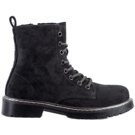 Small Swan Suede Trappers sort
