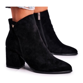 Vinceza Damestøvler Warm Eco Suede Black So Good sort