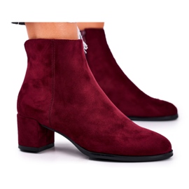 Dame støvler Sergio Leone Burgundy BT528 rød