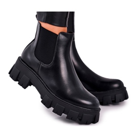 SEA Damestøvler Jodhpur støvler Morie Black sort