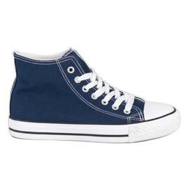 SHELOVET Høje sneakers blå