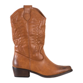 SDS Brune cowboystøvler