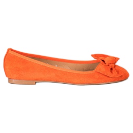 Sixth Sense Ballerina med en sløjfe orange