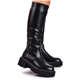 Ideal Damestøvler Warm Black Ambicious sort