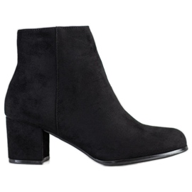Lovery Suede sorte støvler