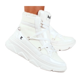 Kylie Crazy Kvinders sneakers Hvide snestøvler Missy