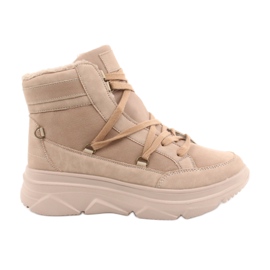 Kylie Crazy Dame Sneakers Beige Snestøvler Missy