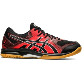 Asics Gel Rocket 9 sort-rød 1071A030 003 volleyballsko til mænd