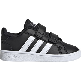 Adidas Grand Court I børnesko sort og hvid EF0117