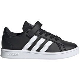 Adidas Grand Court C børnesko sort og hvid EF0108