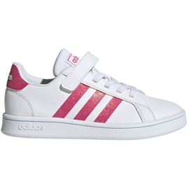 Adidas Grand Court C børnesko hvid-pink EG3811 lyserød