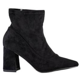 SHELOVET Slip-on støvler i Spitz sort