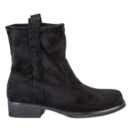 Seastar Slip-on ruskind støvletter sort