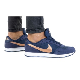 Nike Md Valiant (GS) Jr CN8558-401 sko marine blå gylden