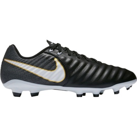 Nike Tiempo Ligera Iv Fg 897744 002 fodboldstøvler sort sort