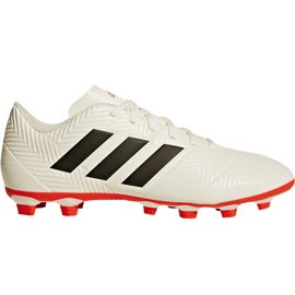 Adidas Nemeziz 18.4 FxG D97992 fodboldstøvler flerfarvet hvid
