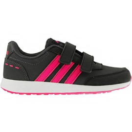 Adidas Vs Switch 2 Cmf C børnesko sort-pink EG1594 lyserød